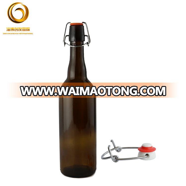 750ml beer bottle with swing top cheap beer bottle wholesale