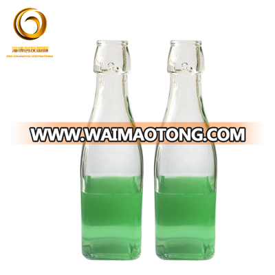 Easy open end square  water bottle glass 500ml in china