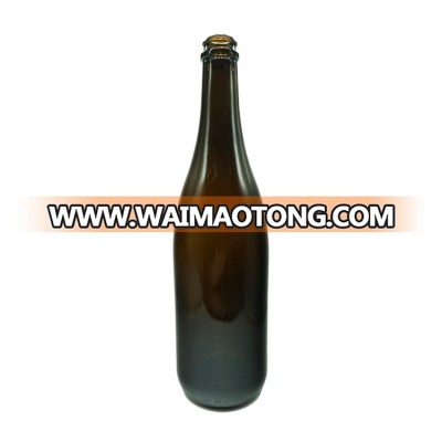 popular heavy 750ml  champagne glass bottles in china