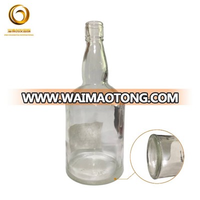 Empty liquor bottle 750ml glass bottle with pallet or box CYC-464